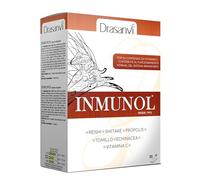 Drasanvi INMUNOL con Própolis, Tomillo, Reishi, Vitamina C, Shiitake y Echinacea | Ayuda a reforzar nuestro sistema inmunitario | Contiene Cobre y Selenio | Rápida absorción | 20 viales Sabor Limón