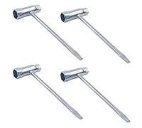 INNAL 4 llaves combinadas de 13 mm x 19 mm, llave para bujías de desbrozadora, bujía de motosierra, cortacésped, herramientas de jardín