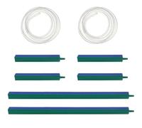 INNAL 6 barras difusoras de aire para acuario, con 2 líneas de aire para acuarios, peceras, bombas de aire