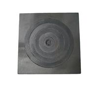 Innbee Placa para horno (520 x 520 mm, hierro fundido, anillos de hierro fundido)