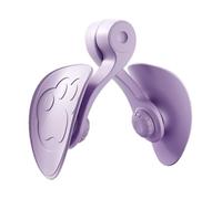 Inner Thigh Leg Trainer, Pelvic Floor Exerciser, PP, Spring Countable Men Thigh Trainer with Built-in Button Battery, Anti-Slip for Home Exercise, 8.27x7.28x2.56 Inches