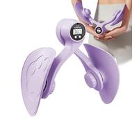 Inner Thigh Leg Trainer - Pelvic Floor Muscle Repair Trainer | Inner Thigh Exerciser | Leg Inner Thigh Exercise Equipment | Pelvic Floor Exerciser Built-in Button Battery, Anti-Slip For Woman