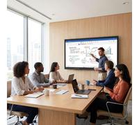 Innex Innex EU75 Pantalla Interactiva 4K Touchscreen 75'' Pantalla interactiva de 75 pulgadas con resolución 4K, función BYOM y control multitáctil para