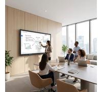 Innex Innex EU86 Pantalla Interactiva 4K 86" Pantalla interactiva de 86 pulgadas con resolución 4K y función BYOM, pensada para reuniones, formación y