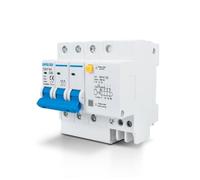 Innfeeltech 1 Pcs 40 Amp Current 230V Miniature Circuit Breakers MCB Triple Pole para DIN Rail Mounting con Protección contra fugas