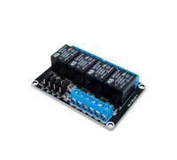 Innfeeltech 1 relés de 4 canales de módulos de relés 5v de corriente continua con placas de expansión de desencadenadores de alto o bajo nivel de acoplamiento óptico