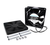 Innfeeltech 1 unidad de ventilador eléctrico de refrigeración, AC220V 120 * 120 * 38 mm Mini ventilador silencioso para máquinas de hielo, refrigeradores y PC