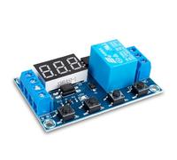 Innfeeltech 1pcs DC 6-30V Tiempo de retardo del relé programable con pantalla LCD, 5V Type-C, Smart Home Controller