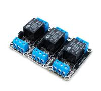 Innfeeltech 3 piezas DC 5v módulo de relé 1 relé de canal, con placa de expansión de disparador de alto o bajo nivel de acoplamiento óptico