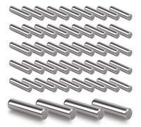 Innfeeltech 50 PCs 3mm * 18mm Pines de la boquilla Pegs de soporte de la estantería, 304ss Pines de soporte cilíndricos para la estantería y el gabinete