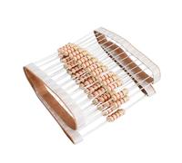 Innfeeltech 50 piezas 1W 5% Tolerancia 220 Ohm Resistencia de película de carbono para proyectos de bricolaje y experimentos