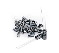 Innfeeltech 50 piezas condensador electrolítico 4.7uF 16V condensadores electrolíticos radiales de aluminio