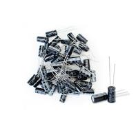 Innfeeltech condensadores electroliticos de 50 piezas 220uf 25V condensadores electroliticos radiales de aluminio