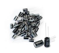 Innfeeltech condensadores electroliticos de 50 piezas 330uf 25V condensadores electroliticos radiales de aluminio