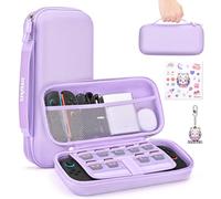 innoAura Funda para NS Switch 2 Console (2025), Portabilidad funda para Switch 2 y 9 Ranuras para Tarjetas de Juego, Switch 2 Funda de Protectora Rígida para Viajar y Almacén (Morado)