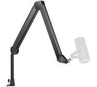 InnoGear Brazo de micrófono con canales de gestión de cables, elevador de altura para Blue Yeti FIFINE AM8 K669B HyperX QuadCast S SoloCast AT2020 Shure SM7B MV7 y otros micrófonos