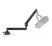 InnoGear Brazo de micrófono de perfil bajo, soporte de cubierta para Fifine AM8 K669B Elago Blue Yeti HyperX QuadCast AT2020 Shure SM58 SM7B, soporte de micrófono con clip de micrófono adaptador de