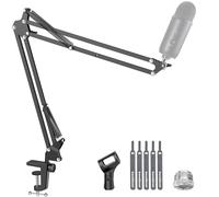 InnoGear Brazo de micrófono, soporte mejorado para suspensión con clip adaptador tornillo 0,95-1,5 cm Blue Yeti Snowball, Nano, x y otros micrófonos, grande