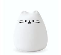 InnoGIO GIOKitty Mini, luz nocturna con forma de gato para niños, silicona suave, 7 colores alternativos, lámpara de noche con diseño de animales, adecuada para bebés