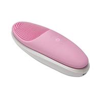 innoGIO Limpiador Facial y Masajeador Eléctrico GIOperfect Shine - Cepillo Sónico Exfoliante y Revitalizador, Función de Calor (Termoterapia), Silicona, 5 Modos Vibración, Carga Inductiva (Recargable)