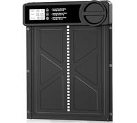 INNOLAND Puerta Gallinero Automatica Grande con Pantalla LCD, Puerta Automática Gallinero con Función Manual y Temporizador | Aluminio | Anti-atrapamiento, Puerta Gallinero Alimentada por Batería