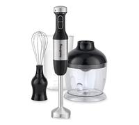 Innoliving INN-698 Batidora de inmersión 3 en 1 Kit, 700 W mezclador con tecnología de 10 velocidades, 3 accesorios, vaso dosificador 650 ml, picador 750 ml y batidor, cuchillas de acero inoxidable