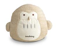 Innoliving Peluche búho calefactable INN-768G, cojín térmico en forma de búho calentador, calentador de manos y pies, sin agua