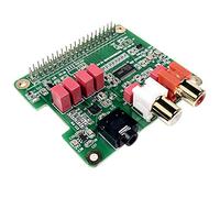 InnoMaker Placa de Expansión Audio DAC HiFi Hat para Raspberry Pi 5/4/3B+/Zero | PCM5122 384kHz/32bit con Soporte DOP | Osciladores Duales, Salida RCA/3.5mm (112dB SNR)