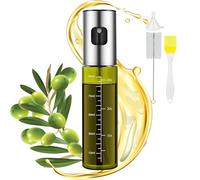 INNOMING Pulverizador Aceite Spray Aceite Cocina Vidrio Especial con protección UV Verde, Olio Spray Per Friggitrice Ad Aria Dispensador de Aceitera Antigoteo Para cocinar, asar, ensaladas