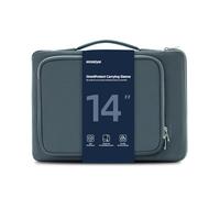 INNOSTYLE Bolsa para portátil de 13 14 Pulgadas, Impermeable, Ligera, Duradera, OmniProtect Gris, Compatible con MacBook Pro/Air, HP ProBook, DELL Inspiron, Yoga, ASUS, Ideal para el Trabajo