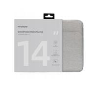 INNOSTYLE Bolsa para portátil de 14 Pulgadas, Resistente al Agua OmniProtect Delgada Gris, Compatible con MacBook Pro/Air, HP ProBook, DELL Inspiron, ASUS