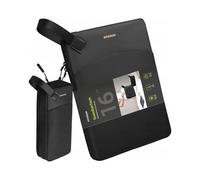 INNOSTYLE Bolsa para portátil de 16 Pulgadas, Funda Impermeable con protección contra Golpes, Negra, Bolsa Ligera para portátil con Bolsillos para Accesorios. Compatible con MacBook Pro/Air, DELL