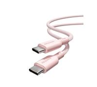 Innostyle Cable USB C a USB C, 2 m, 240 W, cable de carga rápida USB-C, cable para Android, rosa, compatible con 15/16, S24, MacBook Air/Pro