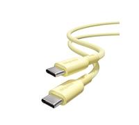 INNOSTYLE Cable USB C a USB C, 2 m, 240 W, cable de carga rápida USB-C, cable para Apple Android, amarillo, compatible con iPhone 15/16, Samsung S24, MacBook Air/Pro