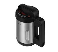 Innoteck Kitchen Pro - Máquina de sopa de 1,6 L con jarra de acero inoxidable, ideal para sopas suaves y gruesas o batidos saludables, 4 funciones preestablecidas, pantalla de temporizador digital,