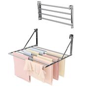 Innotic Tendederos de Pared Plegables de Exterior o Interior, Ahorro de Espacio tendederos Plegables Aluminio Impermeable Estable tenderetes de Ropa de baño Balcon