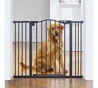 InnoTruth Puerta de bebé de 29 a 39.6 Pulgadas para Mascotas, Cierre automático en Ambos Lados, Puerta para Perros con Apertura con una Sola Mano, Puertas de Seguridad de 30 Pulgadas de Alto para
