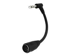 INNOV8 MIDI Din - Cable de audio estéreo TRS macho de 5 pines hembra a 6,35 mm para adaptador MIDI a 6,35 mm para altavoz, amplificador, mezclador a teclado MIDI, guitarra sintetizadora - (0,2 m)