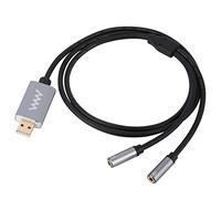 INNOV8 USB 2.0 A macho a 3.5mm Audio & Mic Cable Adaptador USB a Jack Convertidor de Tarjeta de Sonido Externo 1m