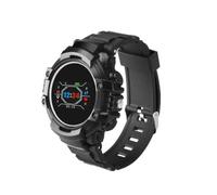 INNOVA by Innova Celular Smartwatch HR Diseño Militar Negro | Ritmo Cardíaco | Oxígeno en Sangre | Presión Arterial | Monitor de Sueño | Batería 180 mAh | Podómetro | No Sumergible