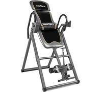 INNOVA HEALTH AND FITNESS ITX9688 - Mesa de inversión resistente, sistema de sujeción de tobillo extendido, capacidad de peso de 300 libras