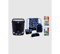 Innovabaq Set de mochila escolar Universal Negro, Azul, Blanco