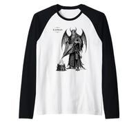Innovación Infernal Xaphans Llama Eterna Camiseta Manga Raglan