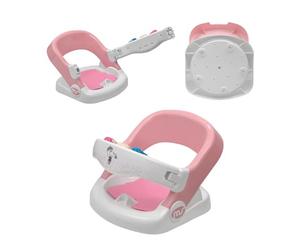 Innovaciones MS 1321 - Asiento De Baño Giratorio 360 Para Bebé Con Reclinado, niñas