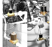 Innovador diseño de cabezal piloto de válvulas solenoides eléctricas de latón que facilita una funcionalidad mejorada en el tamaño DN20 en sistemas de fluidos (A)