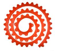 Innovador diseño de cadena de engranajes que garantiza crear complejos para curvas de madera fácilmente (1 m)