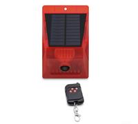 Innovador dispositivo de seguridad solar inalámbrico para exteriores, sensor PIR multifunción con alarma a nivel de volumen de 120 dB (B)