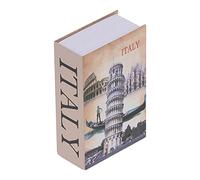 Innovador Mini Libro Seguro de Acero Inoxidable Libro de Simulación Hucha Diccionario Caja Segura Contraseña Regalo Creativo Caja de Efectivo para el Hogar Oficina Objetos de