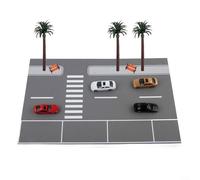 Innovador modelo de estacionamiento de coche diseñado para contar historias en miniatura (luz blanca cálida)