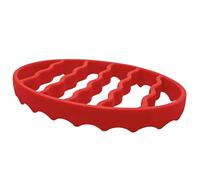 Innovador soporte para hornear, estante de silicona para creaciones culinarias, construcción segura a altas temperaturas con material apto para lavavajillas, almacenamiento compacto y forma versátil